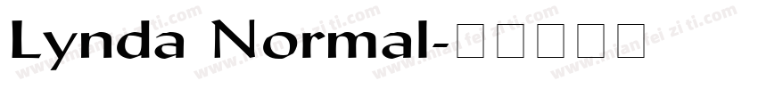Lynda Normal字体转换